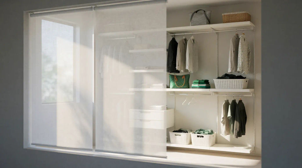 Sistema blanco minimalista