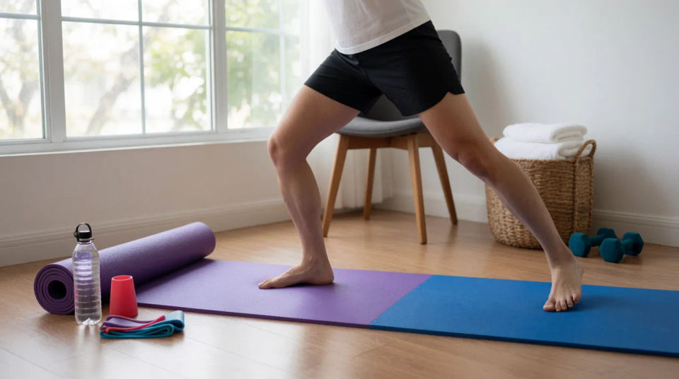 Montaje de entrenamiento en casa