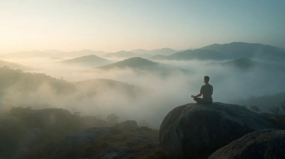 Meditación en la montaña