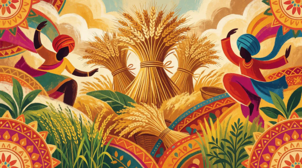 Festive greeting banner