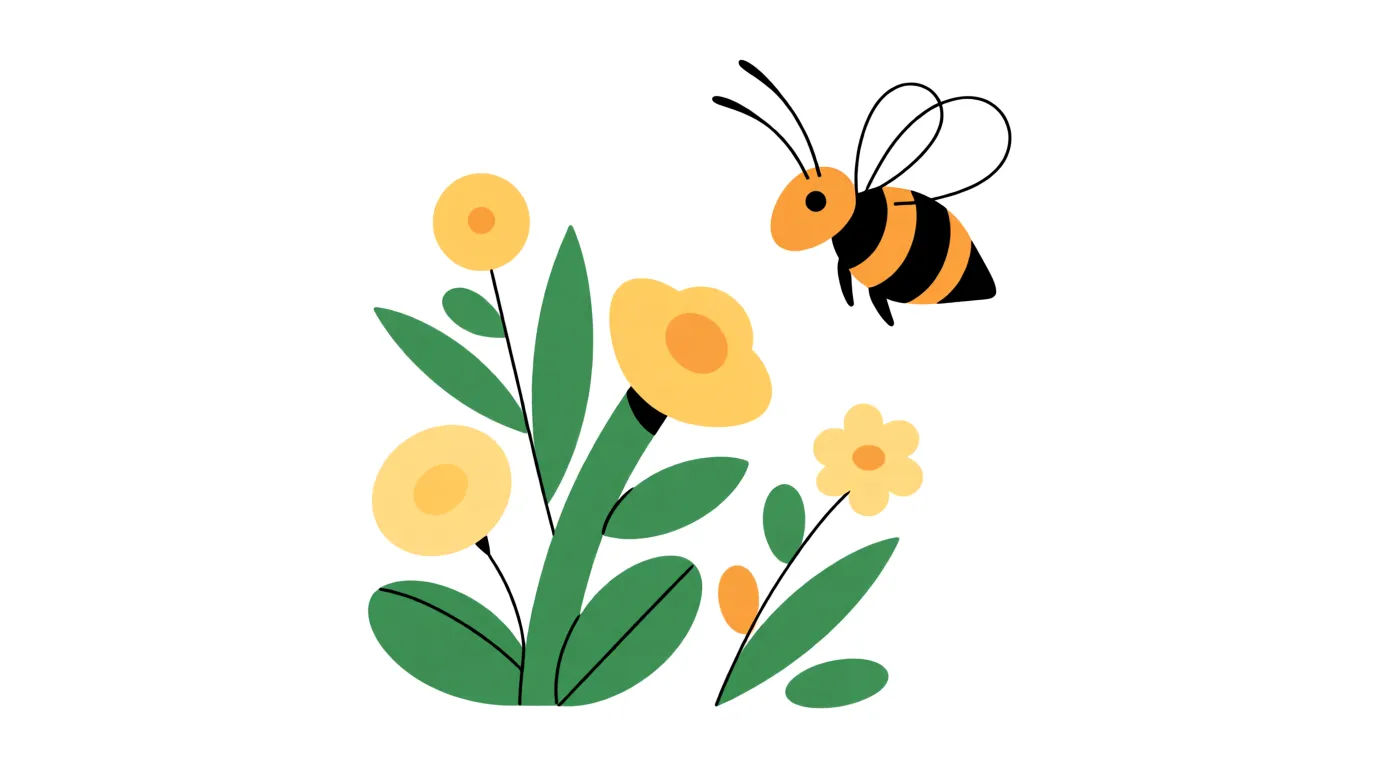 Bee in the garden