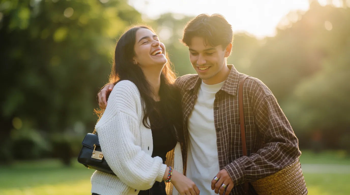Golden park laugh