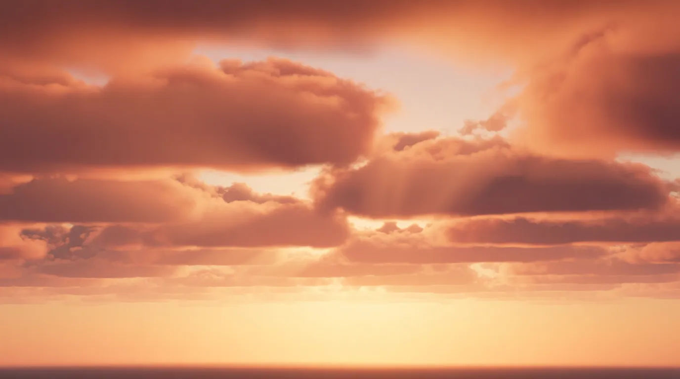Sunset cloudscape