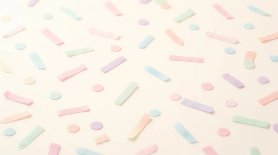 Campo pastel de fiesta
