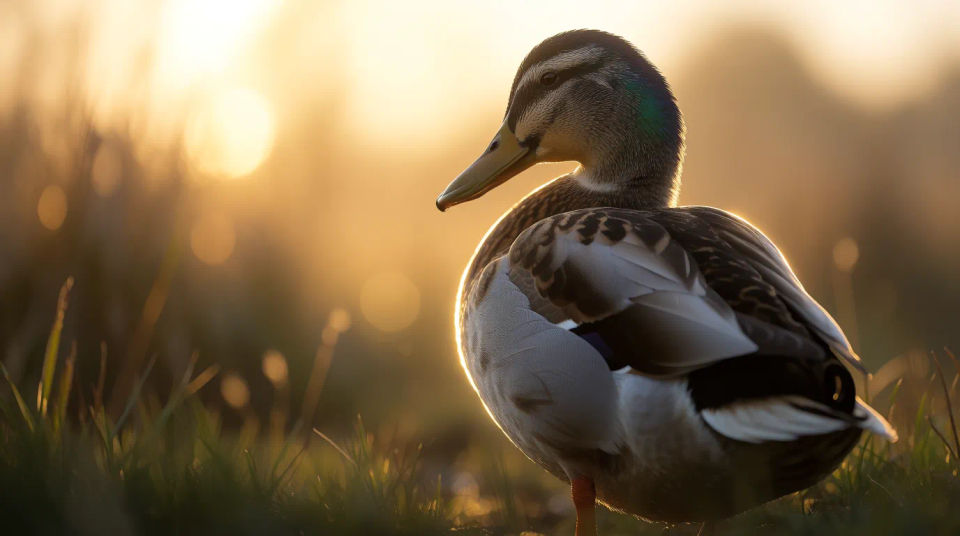 Meadow at golden hour
