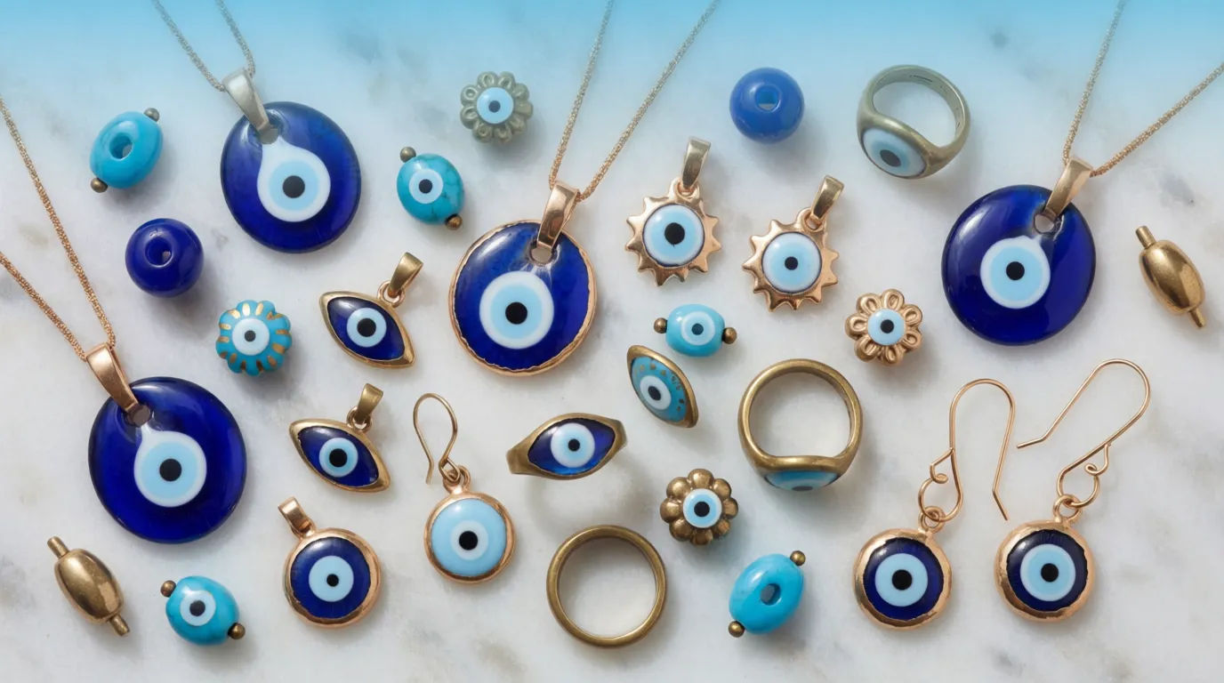 Jewelry flat lay