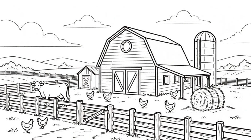 Barnyard morning