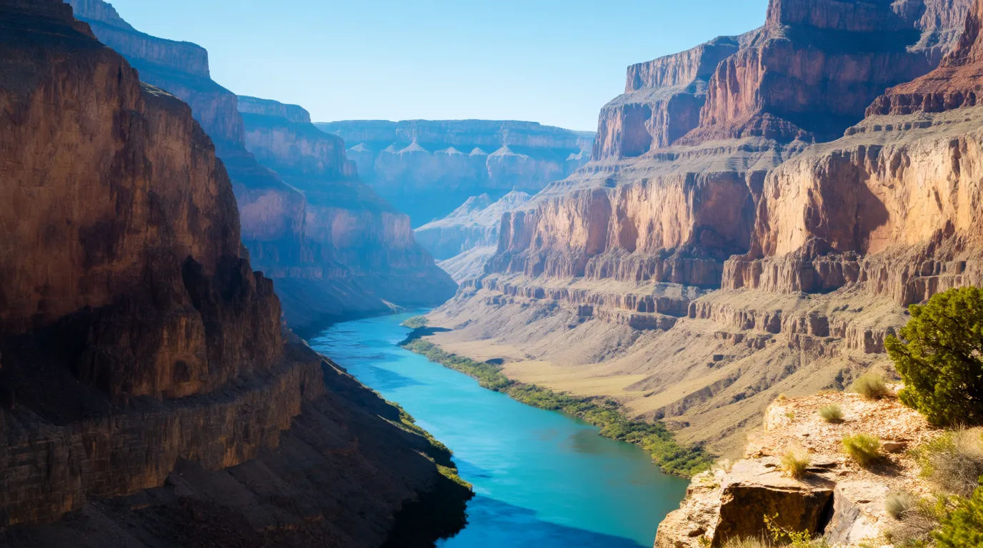 River rafting canyon