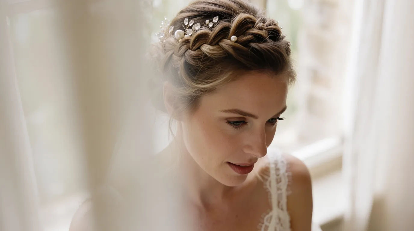 Bridal updo