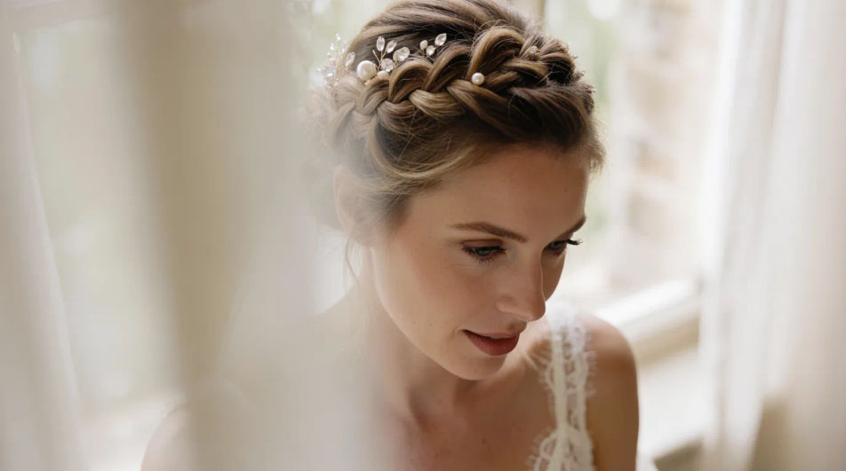 Bridal updo