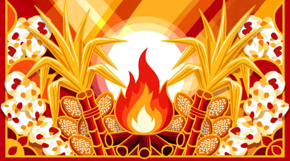 Festive greeting banner