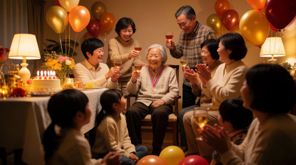 Cozy home celebration