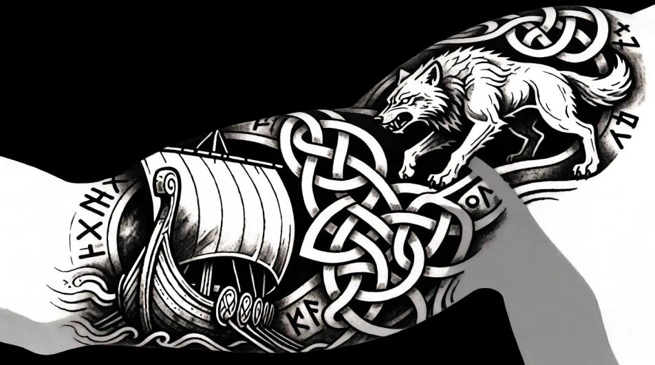 Norse half-sleeve
