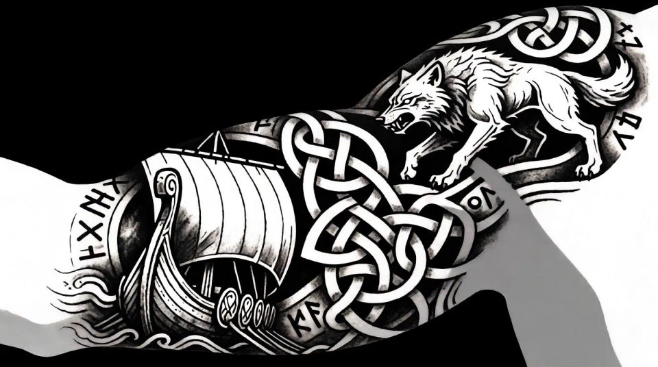 Norse half-sleeve