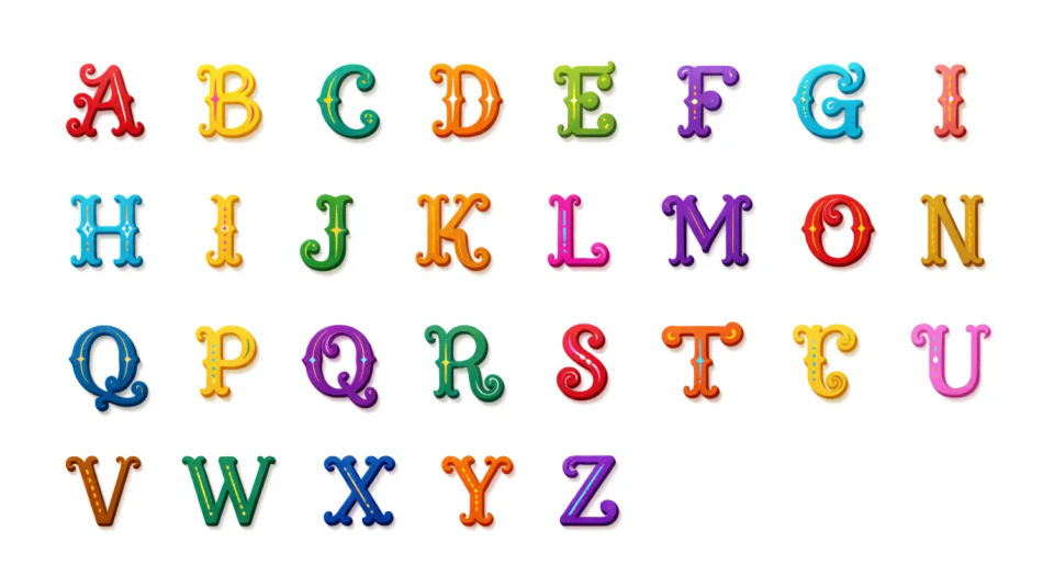 Full A–Z set