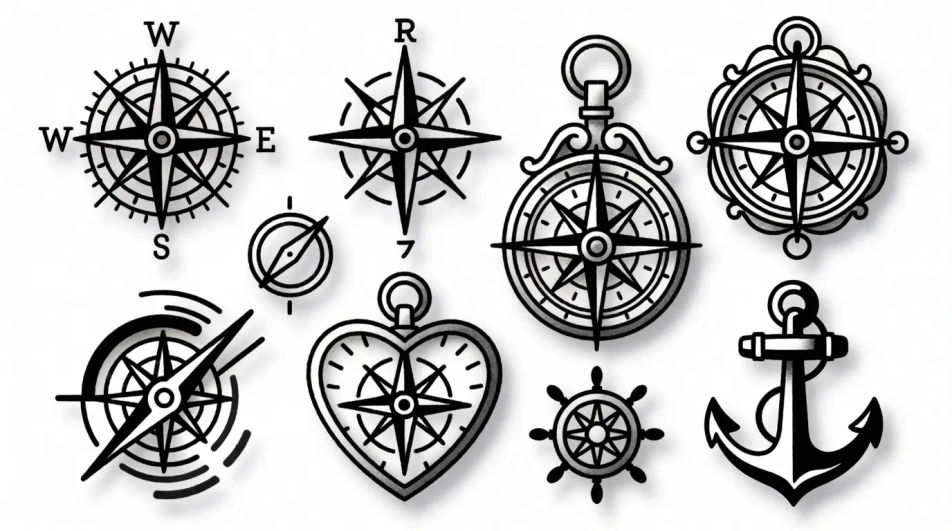 Compass flash sheet