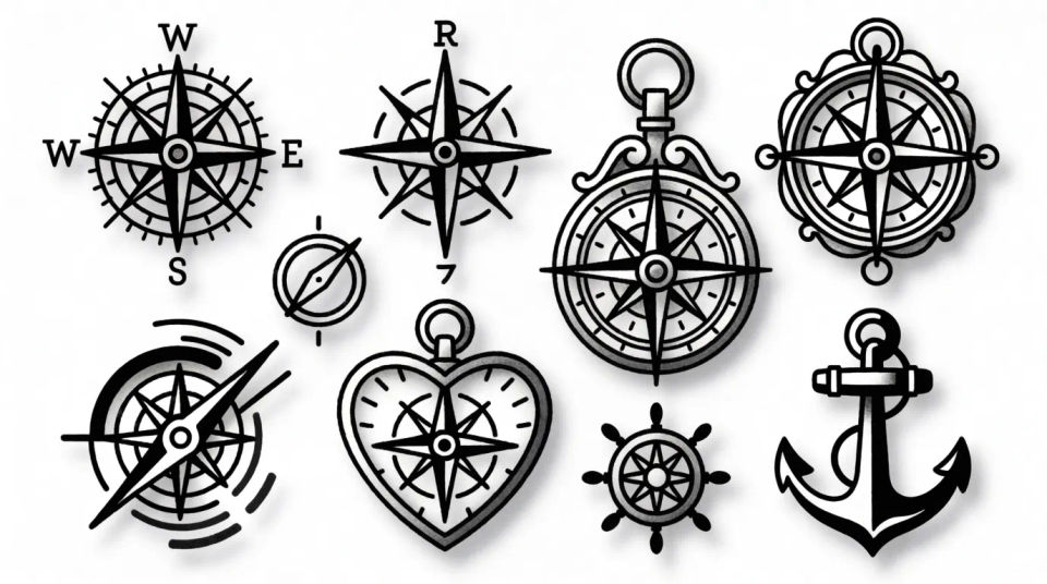 Compass flash sheet