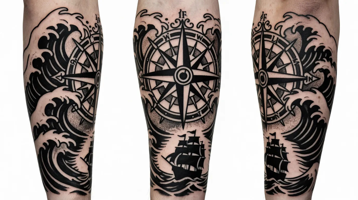Compass forearm piece