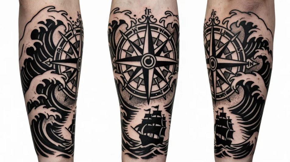 Compass forearm piece