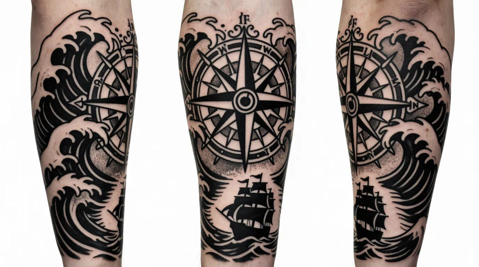 Compass forearm piece