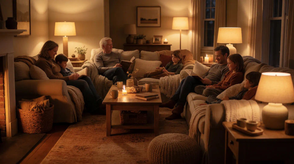 Living room together