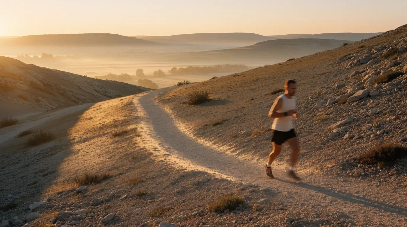 Sunrise trail run