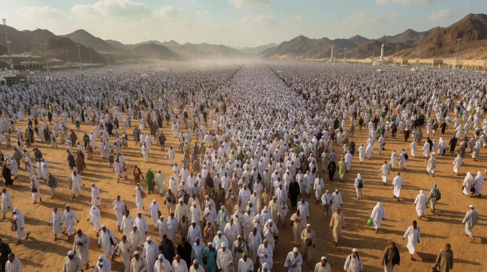 Sea of pilgrims