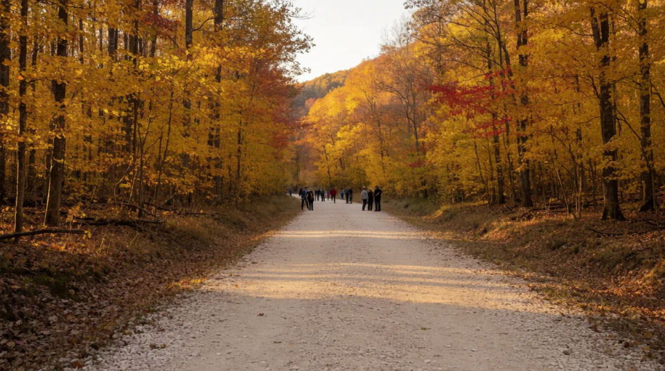 Herbstlicher Talpfad
