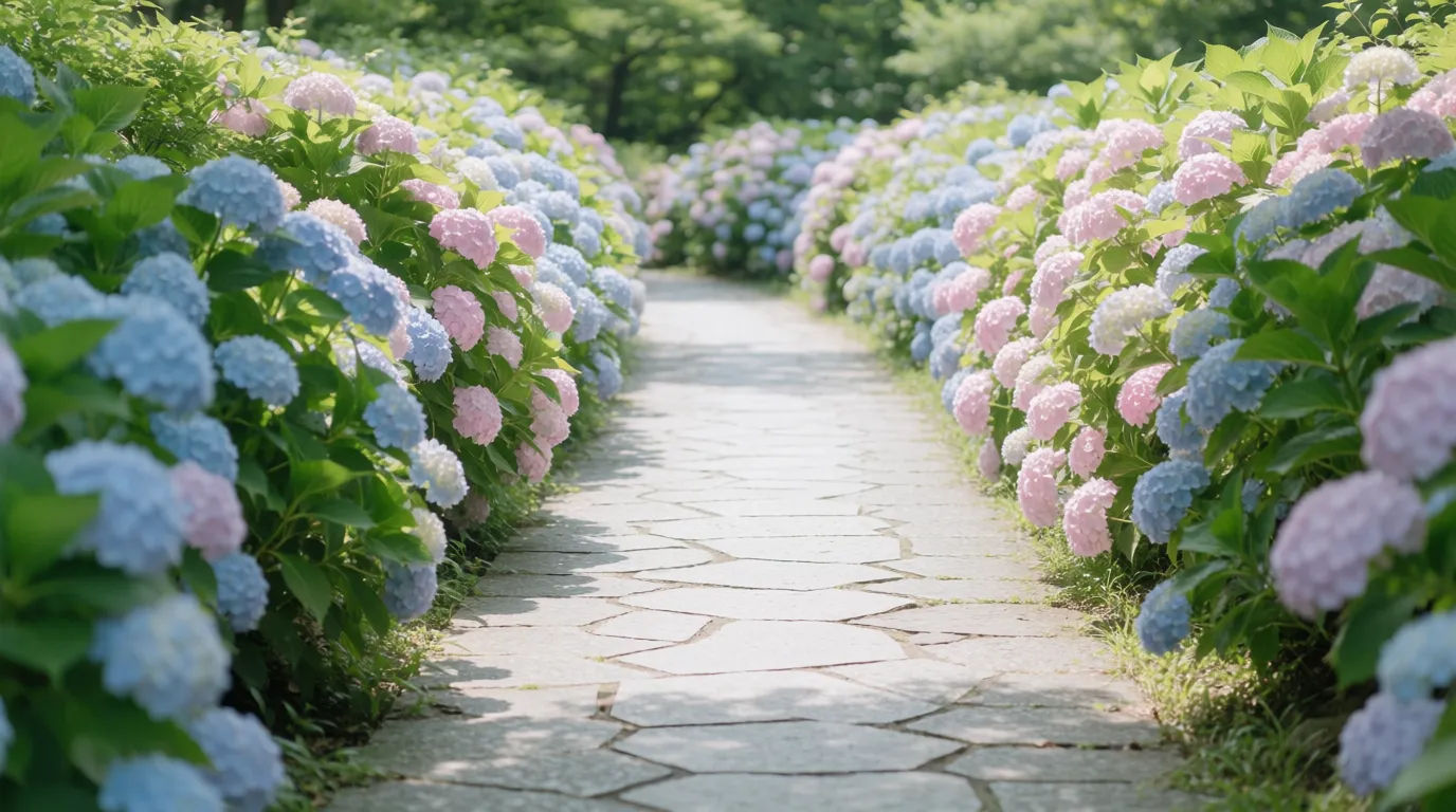 绣球花花园