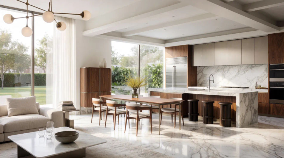Open-plan great room