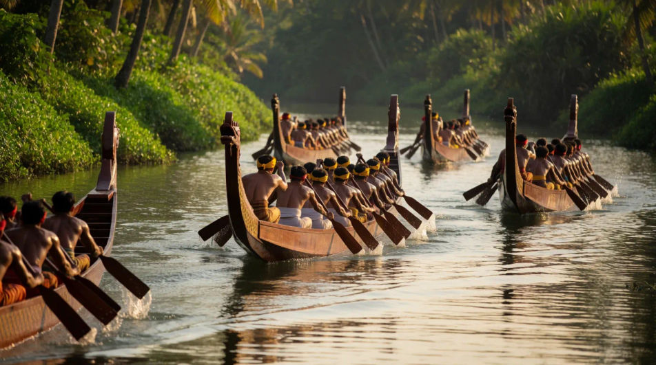 Backwater boat race