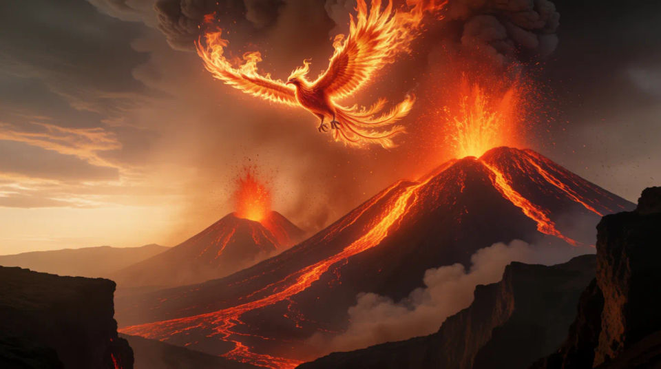 Fénix sobre el volcán
