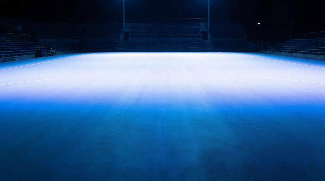 Night match under lights