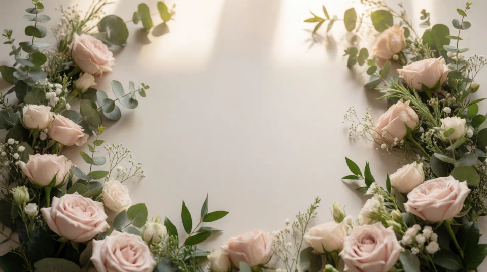 Floral banner