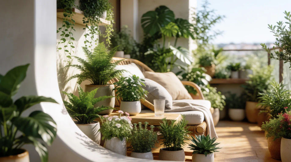 Green oasis balcony