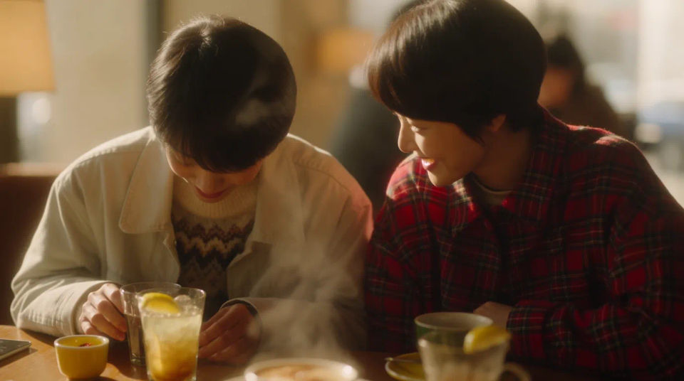 Cozy cafe date