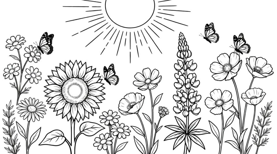 Flower meadow