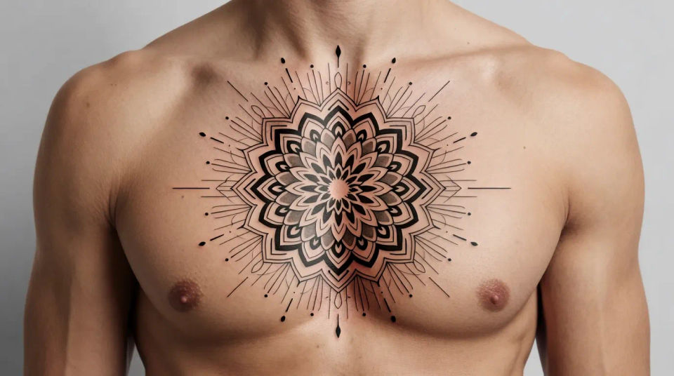 Chest piece composition