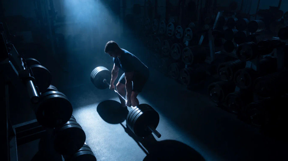 Dramatic weight room
