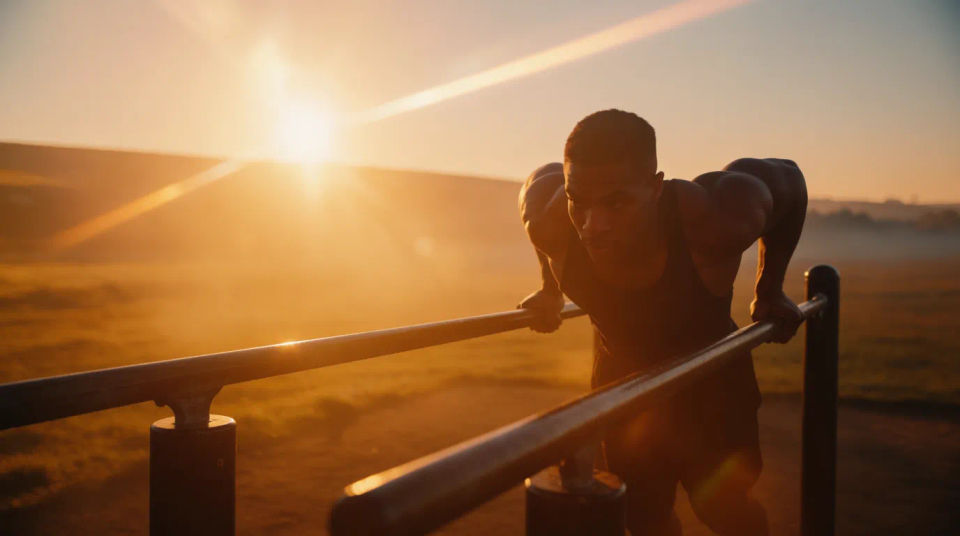 Sunrise outdoor training