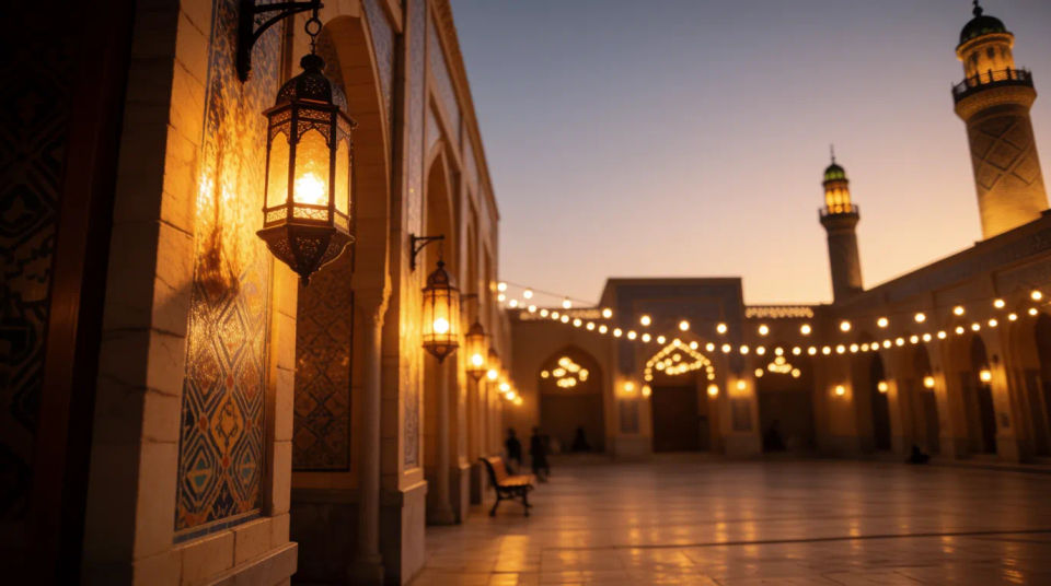 Courtyard celebration