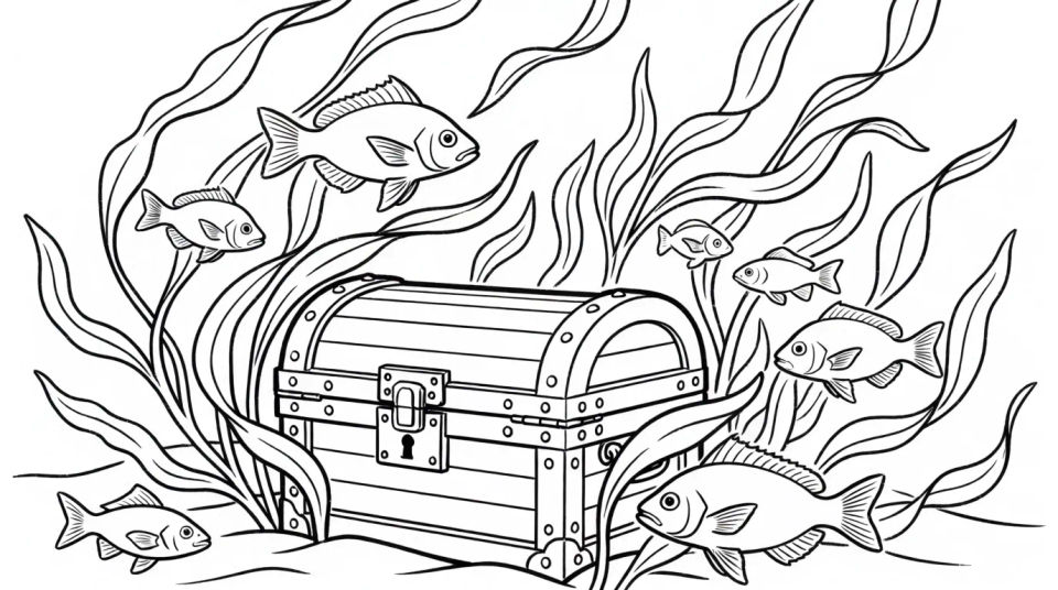 Treasure and shipwreck