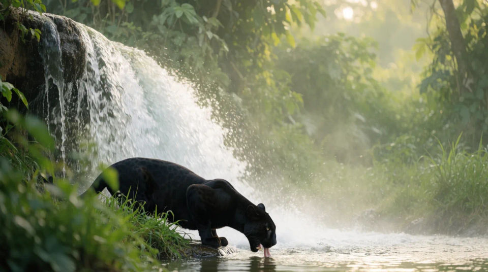 Cascada en la selva