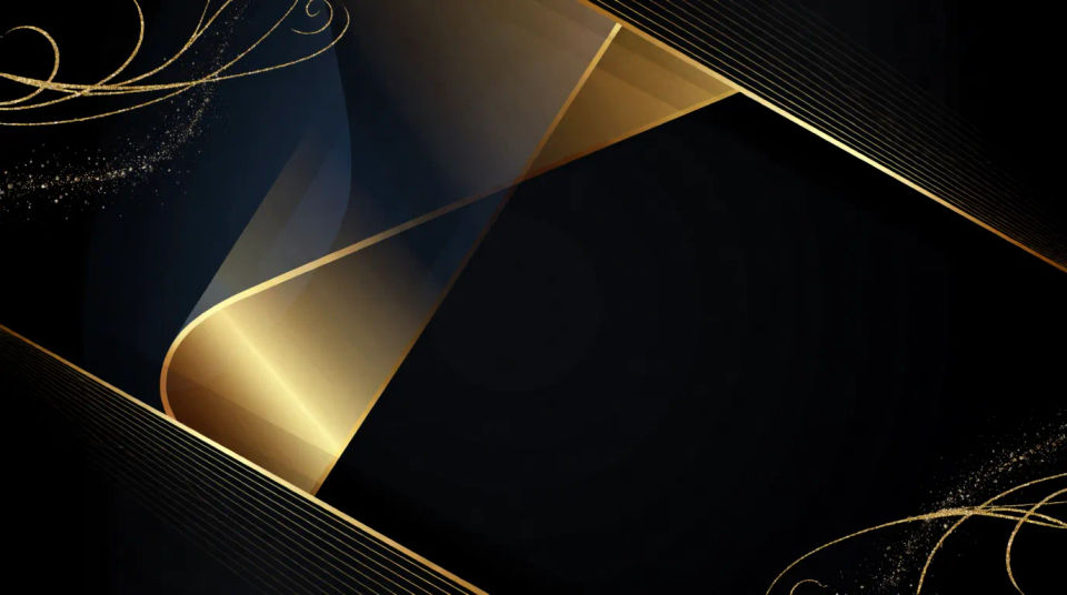 Gold luxury strip