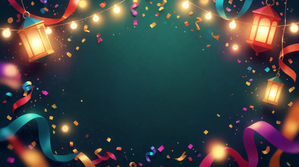 Festive holiday banner