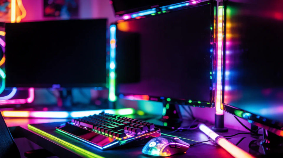 Gaming neon arena