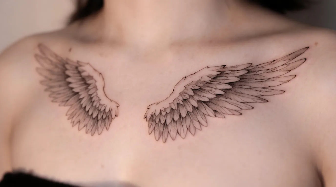 Chest and collarbone spread