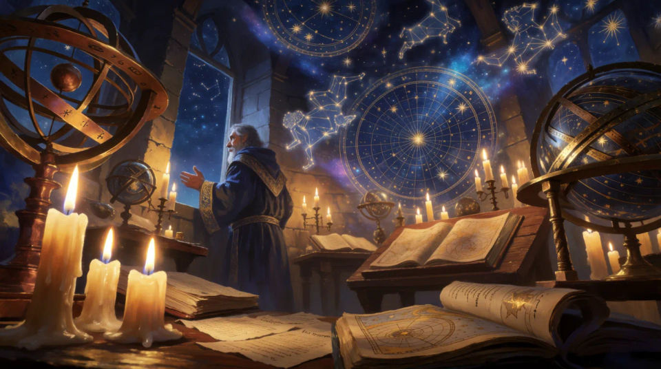 Die Sternenkammer eines Astrologen