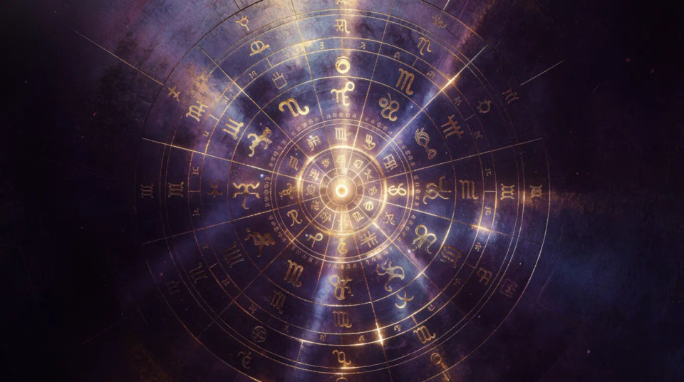 Ein kosmisches Geburtshoroskop-Mandala