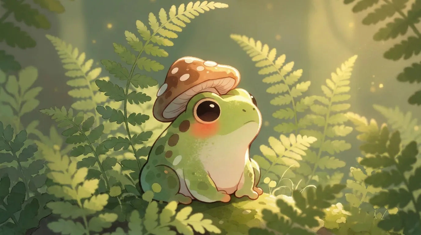 Mushroom-hat crop